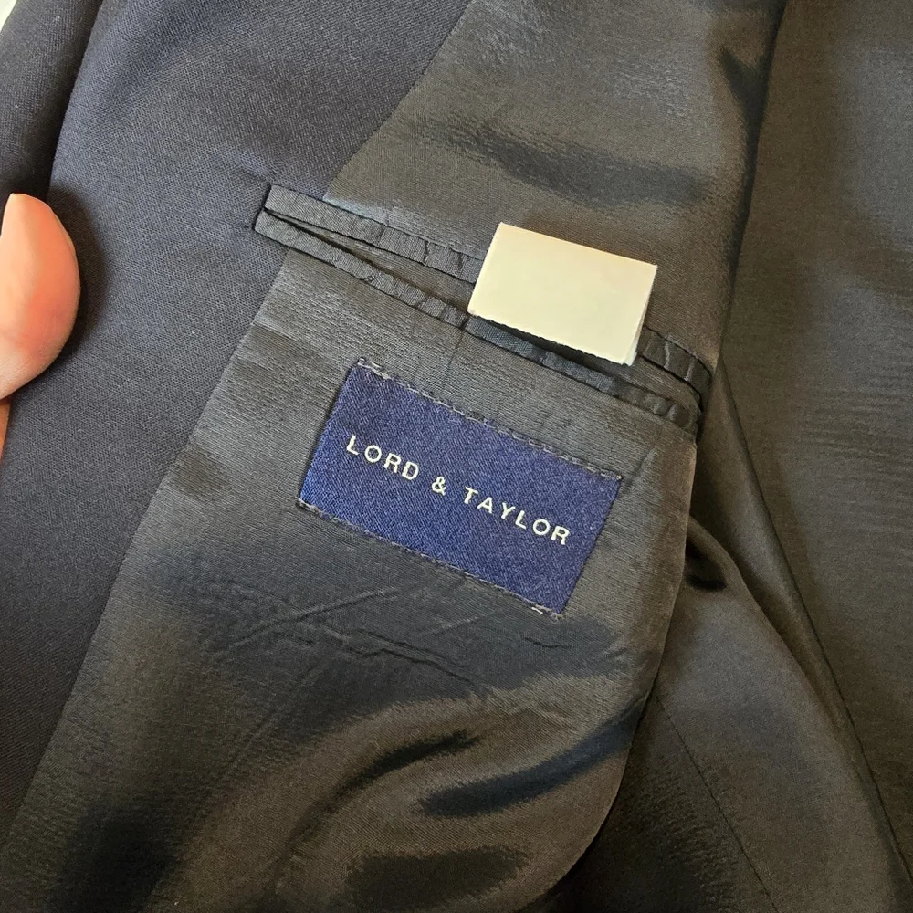 Lauren Ralph Lauren Men’s Navy Two Button Wool Sport Coat Size 48R
